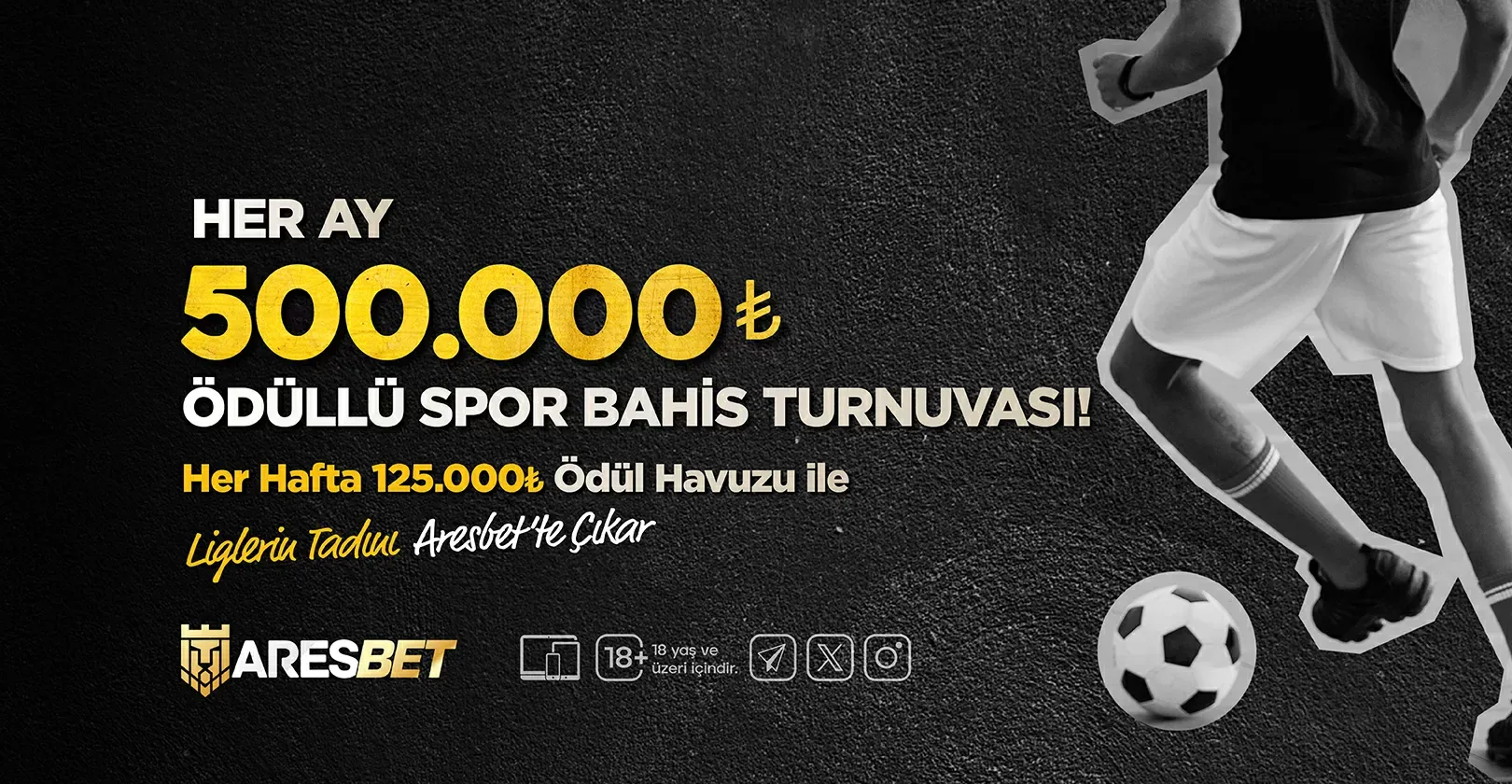 500.000 Tl Ödüllü Futbol Bahis Turnuvası