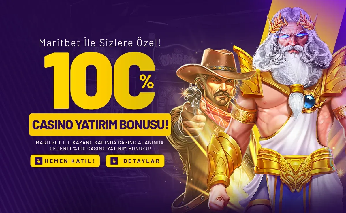 %100 Casino Slot Yatırım Bonusu
