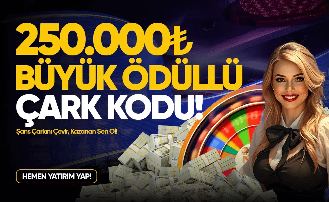 250.000 Tl Büyük Ödüllü Çark Kodu