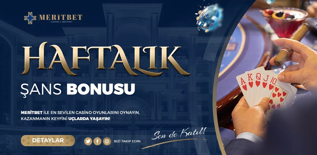 Haftalık Şans Bonusu İle Kayıplarınızı Geri Alın