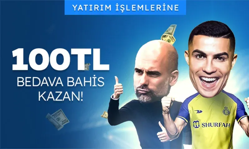 100 Tl'ye Kadar Bedava Bahis Bonusu