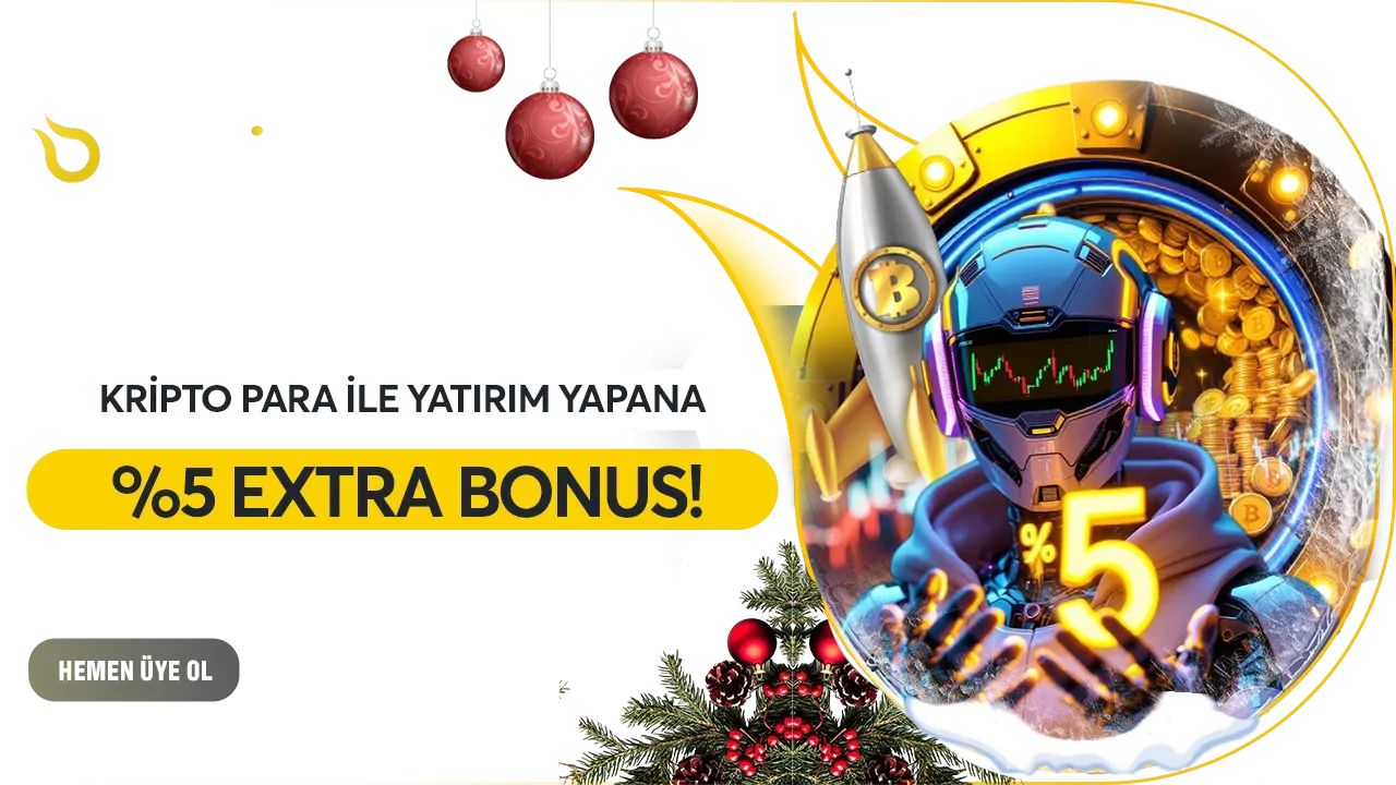 Kripto Yatırıma %5 Ekstra Bonus
