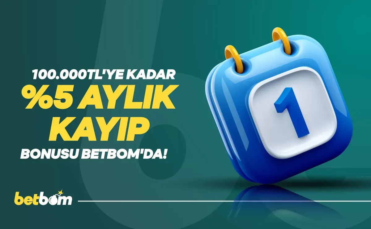 %5 Aylık Kayıp Bonusu