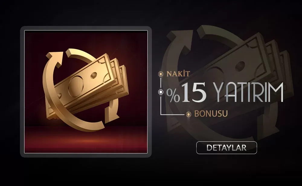 %15 Yatırım Bonusu