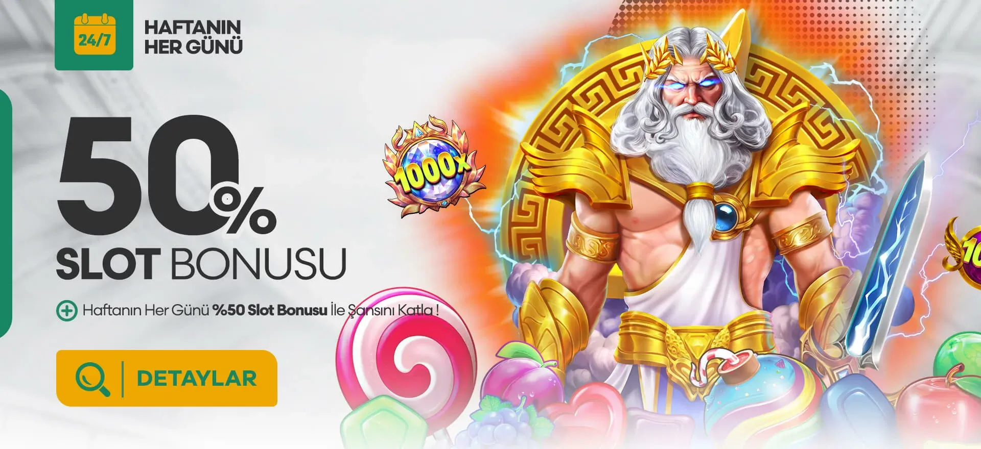 %50 Slot Bonusu