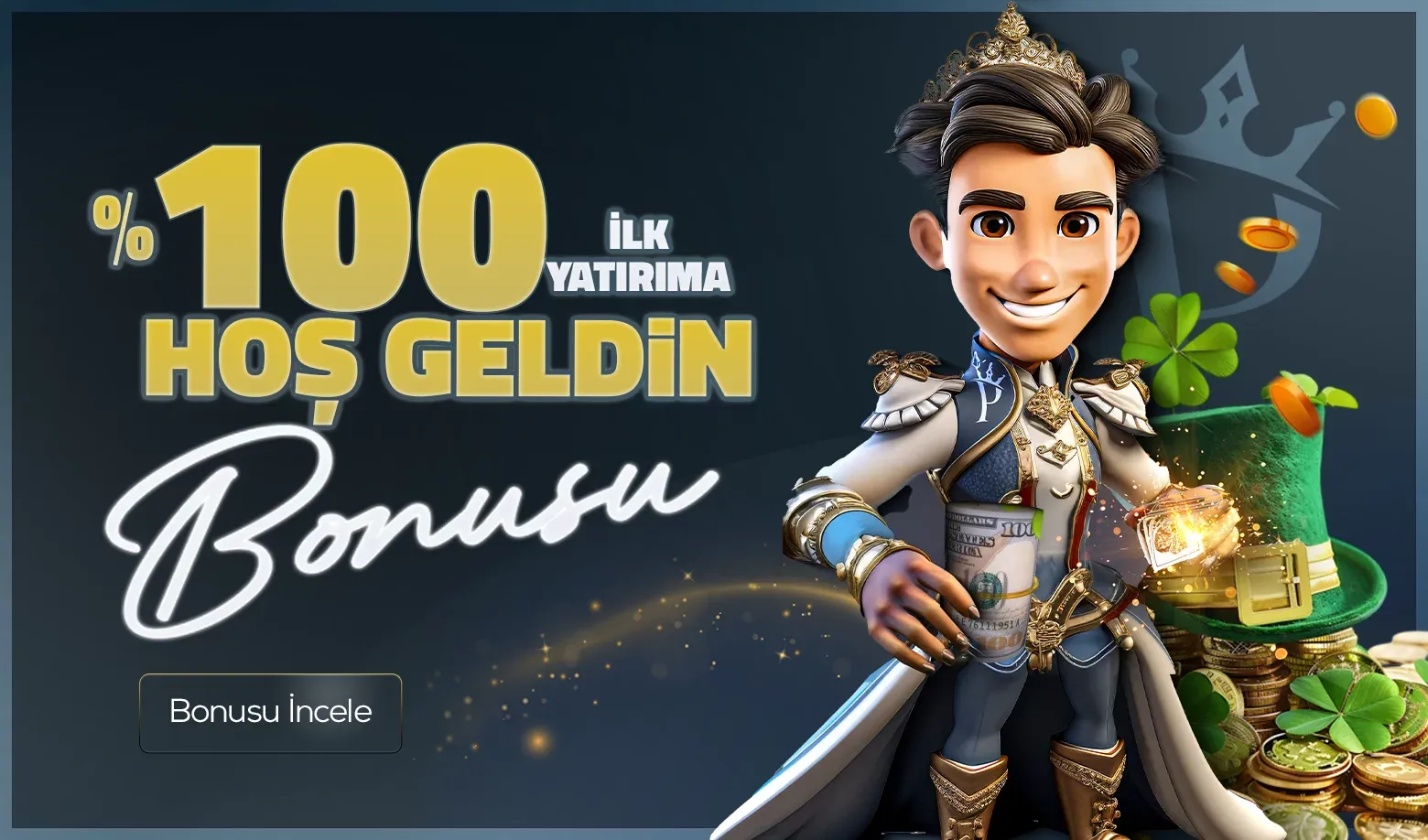 %100 Hoş Geldin Bonusu İle 5.000 Tl’ye Kadar Kazanç